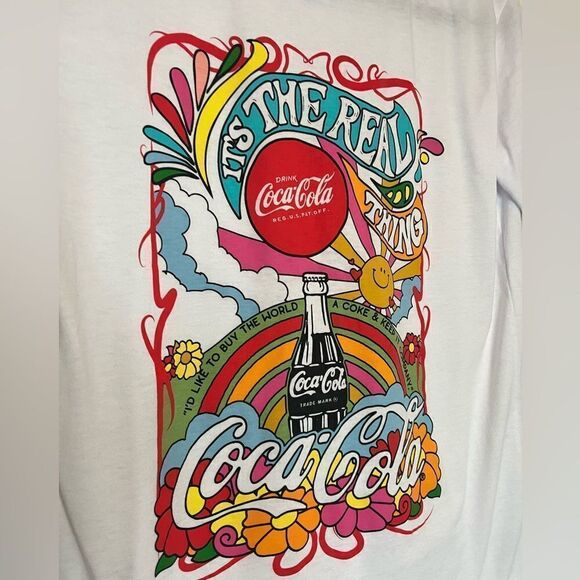 Coca Cola Colorful Women’s T-shirt - Picture 3 of 9